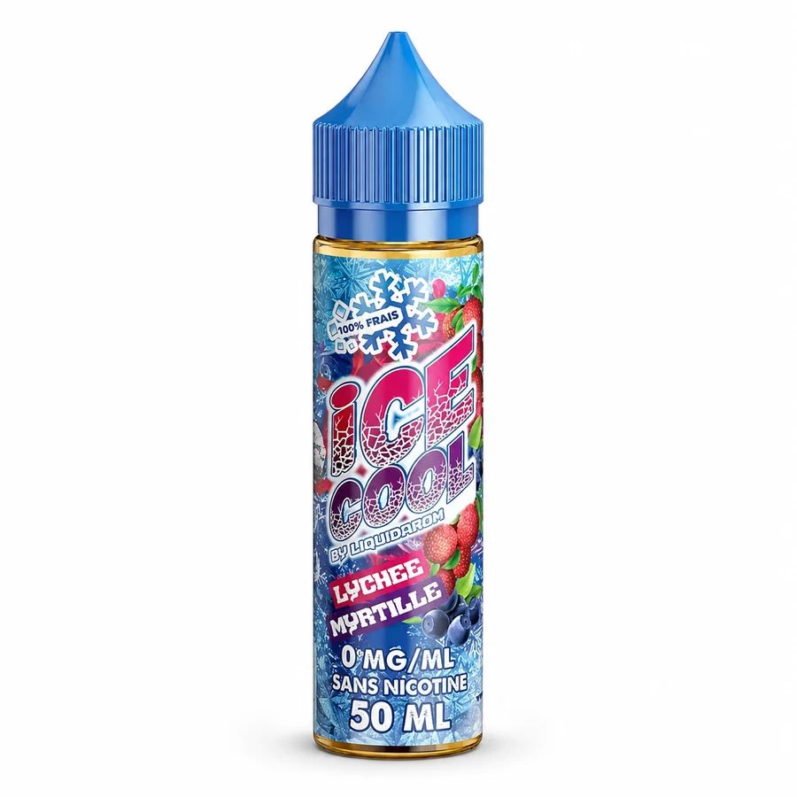 E-liquide Lychee Myrtille 50 mL - Ice Cool (Liquidarom)
