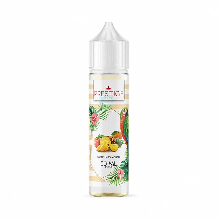 E-liquide Abricot Pêche Ananas 50 mL - Prestige Fruits