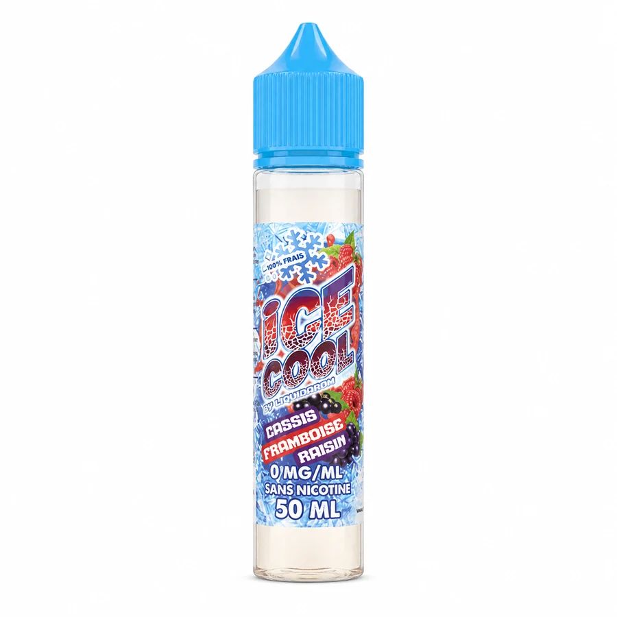 E-liquide Cassis Framboise Raisin 50 mL - Ice Cool (Liquidarom) — Liquidarom - Ice Cool