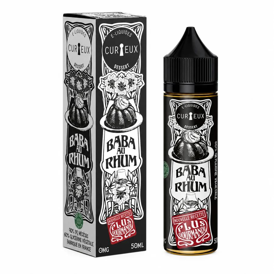 E-liquide Baba Au Rhum 50 mL - Dessert (Curieux) — Curieux - Edition Dessert