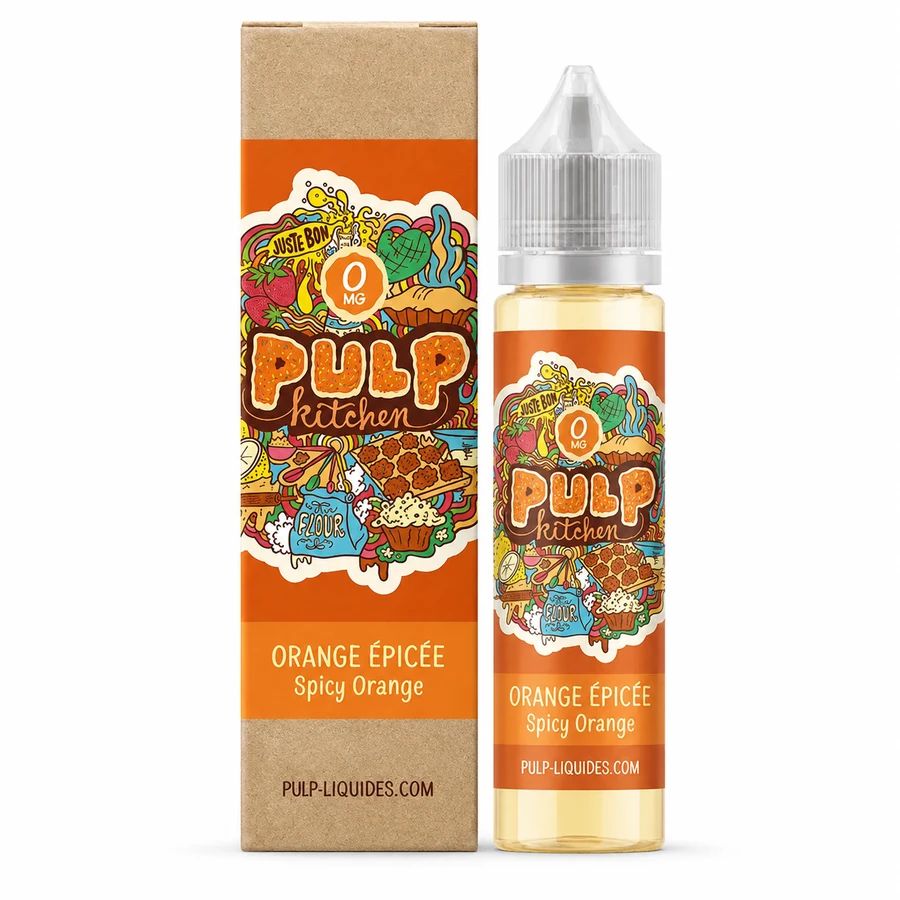 E-liquide Orange Épicée 50 mL - Pulp Kitchen