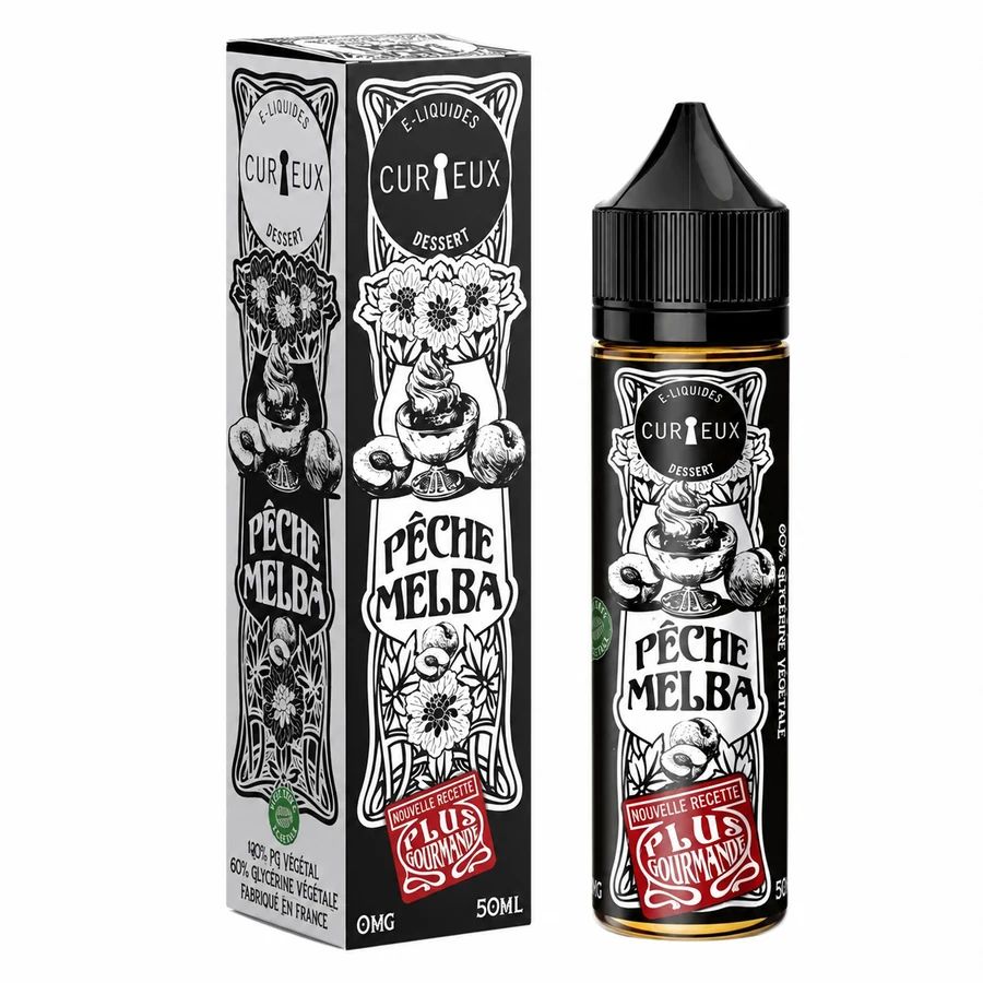 E-liquide Peche Melba 50 mL - Dessert (Curieux) — Curieux - Edition Dessert