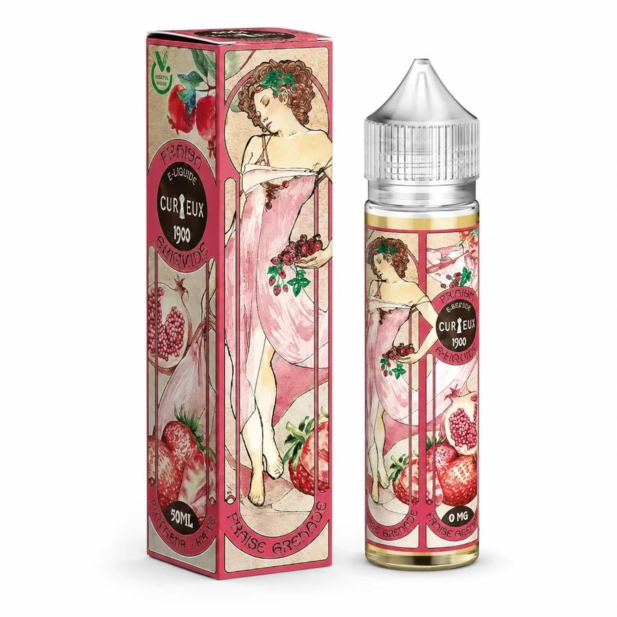 E-liquide Fraise Grenade 50 mL - 1900 (Curieux) — Curieux - Edition 1900