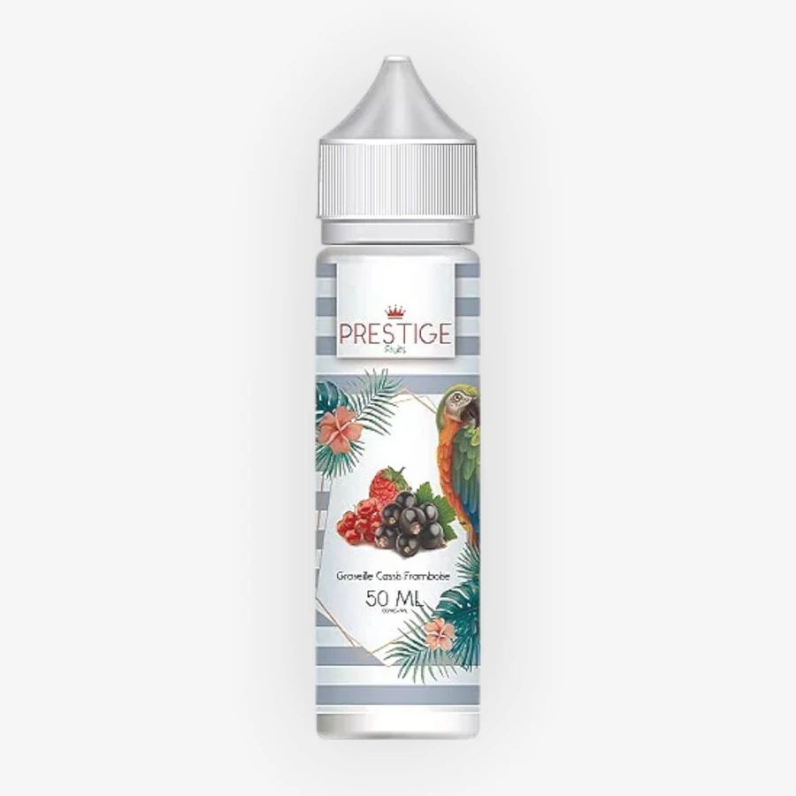 E-liquide Groseille Cassis Framboise 50 mL - Prestige — Prestige Fruits