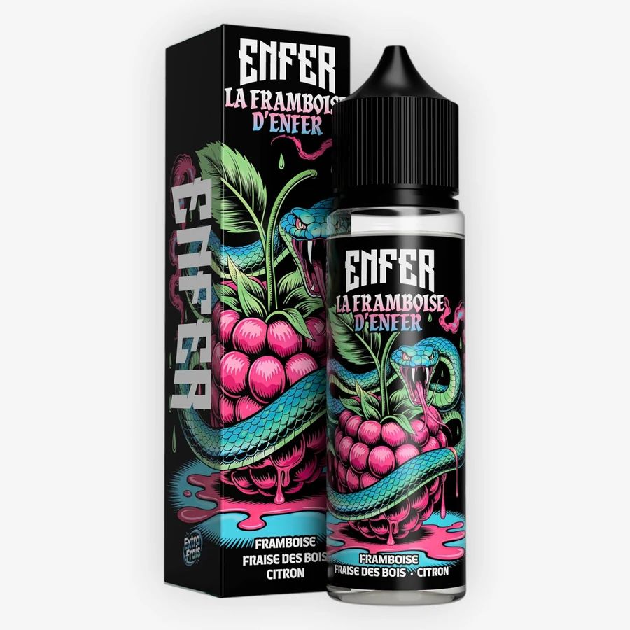 E-liquide La Framboise D'Enfer 50 mL - Enfer — Vape 47 - L'Enfer