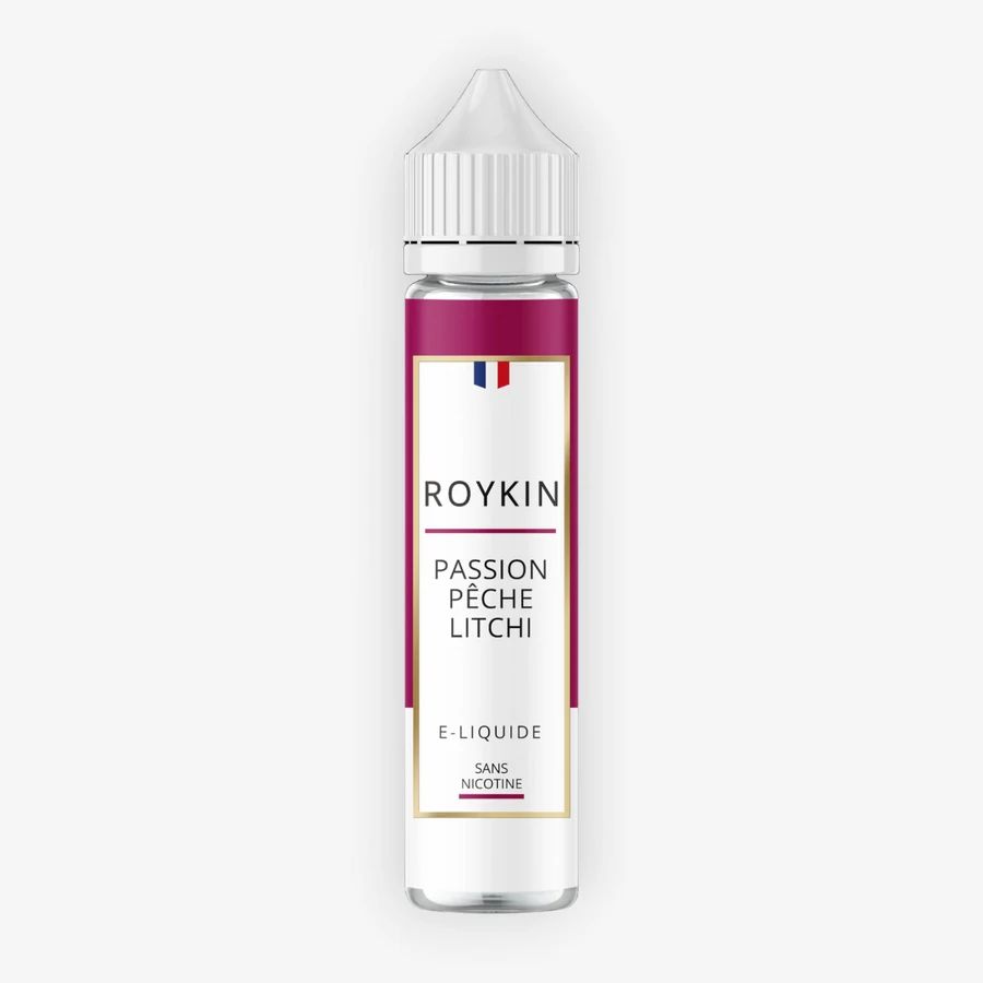 E-liquide Passion Pêche Litchi 50 mL - Roykin