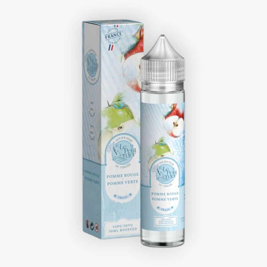E-liquide Pomme Rouge Pomme Verte Frais 50 mL - Le Petit Verger — Savourea - Le Petit Verger
