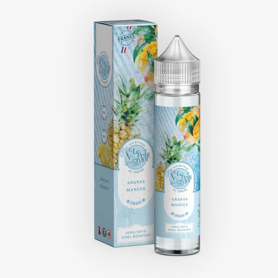 E-liquide Ananas Mangue Frais 50 mL - Le Petit Verger