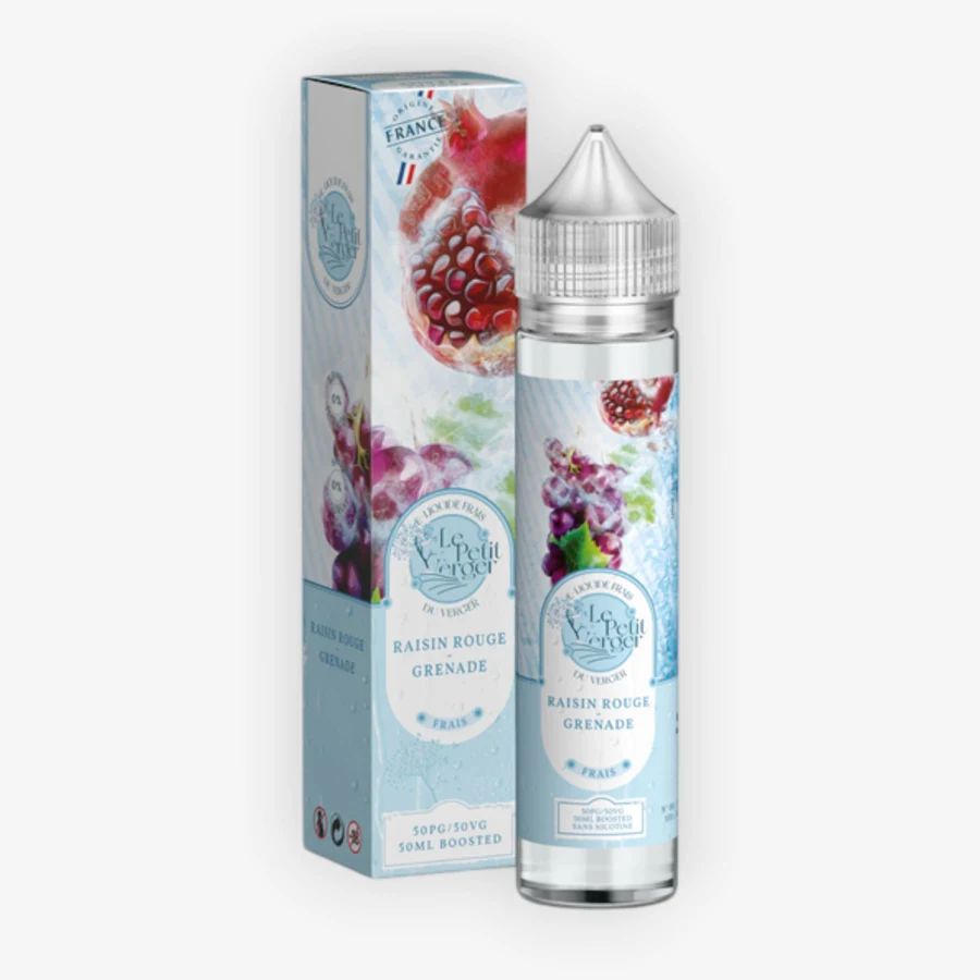 E-liquide Raisin Rouge Grenade Frais 50 mL - Le Petit Verger — Savourea - Le Petit Verger