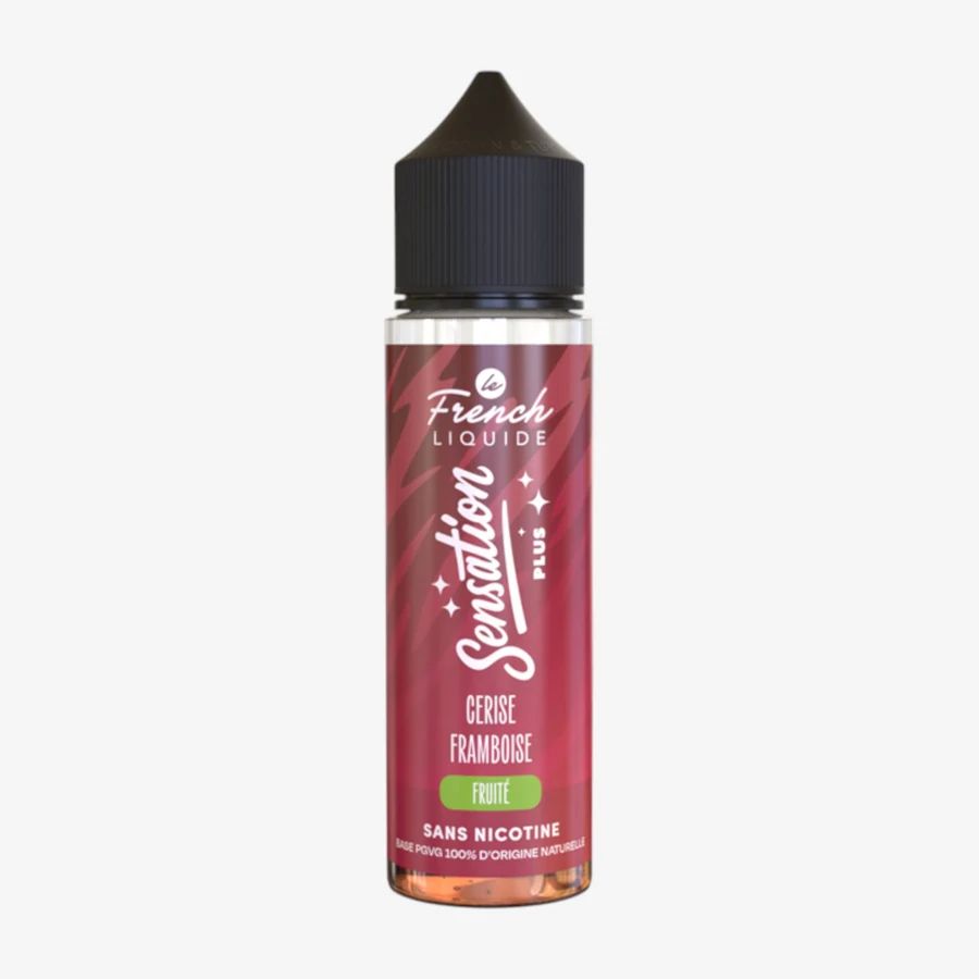 E-liquide Cerise Framboise 50 mL - Sensation Plus Le French Liquide