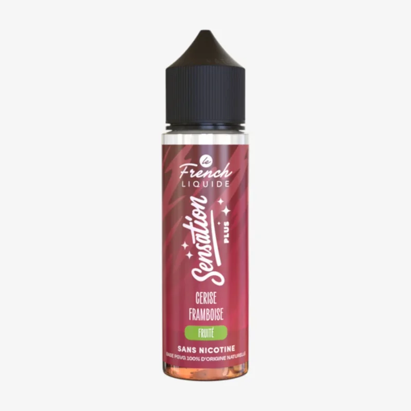 E-liquide Cerise Framboise 50 mL - Sensation Plus Le French Liquide