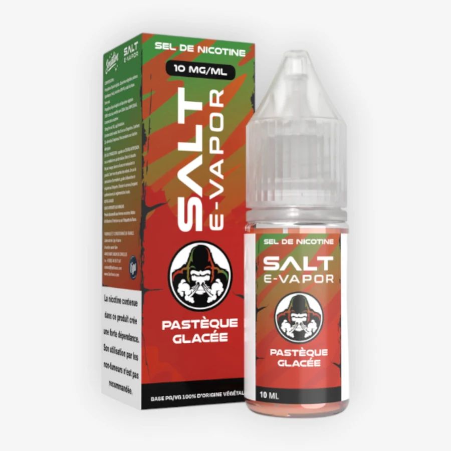 E-liquide Pastèque Glacée 10 mL - Salt E Vapor (Le French Liquide) — Le French Liquide - Salt E-Vapor