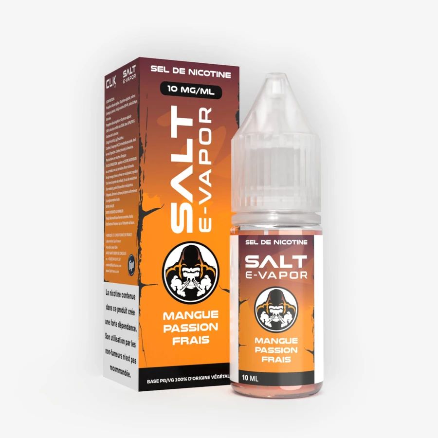 E-liquide Mangue Passion 10 mL - Salt E Vapor (Le French Liquide) — Le French Liquide - Salt E-Vapor