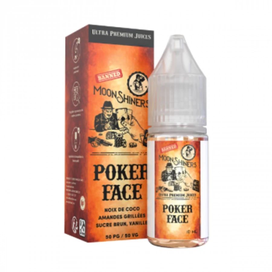 E-liquide Poker Face 10 mL - Moonshiners (Le French Liquide)