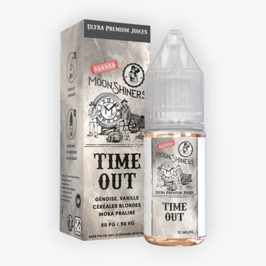 E-liquide Time Out 10 mL - Moonshiners (Le French Liquide)