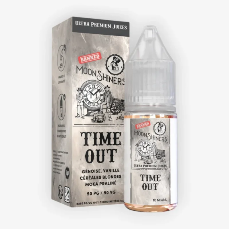 E-liquide Time Out 10 mL - Moonshiners (Le French Liquide)