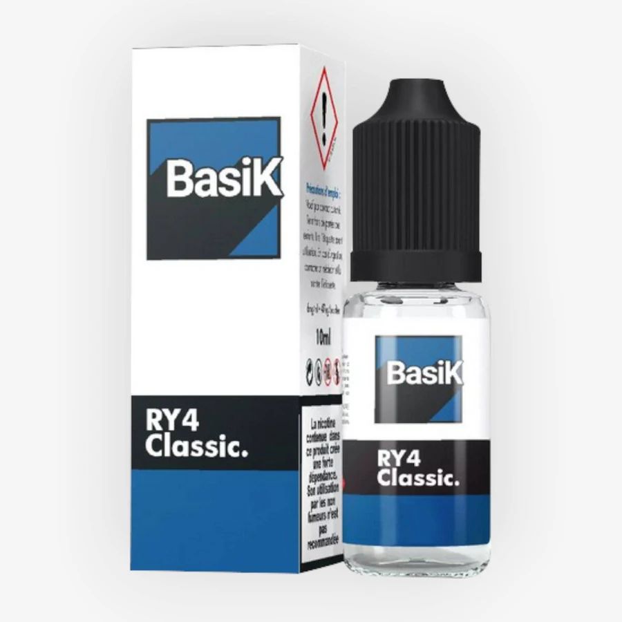 E-liquide RY4 Classic sels de nicotine 10 mL - BasiK Cloud Vapor — Cloud Vapor - BasiK