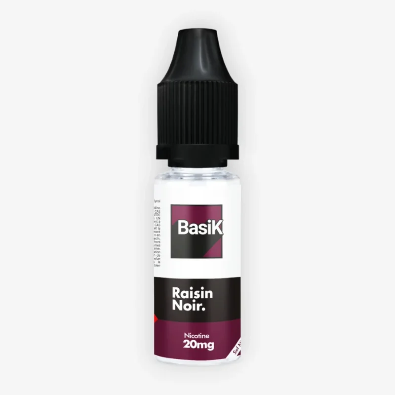 E-liquide Raisin Noir sels de nicotine 10 mL - BasiK Cloud Vapor