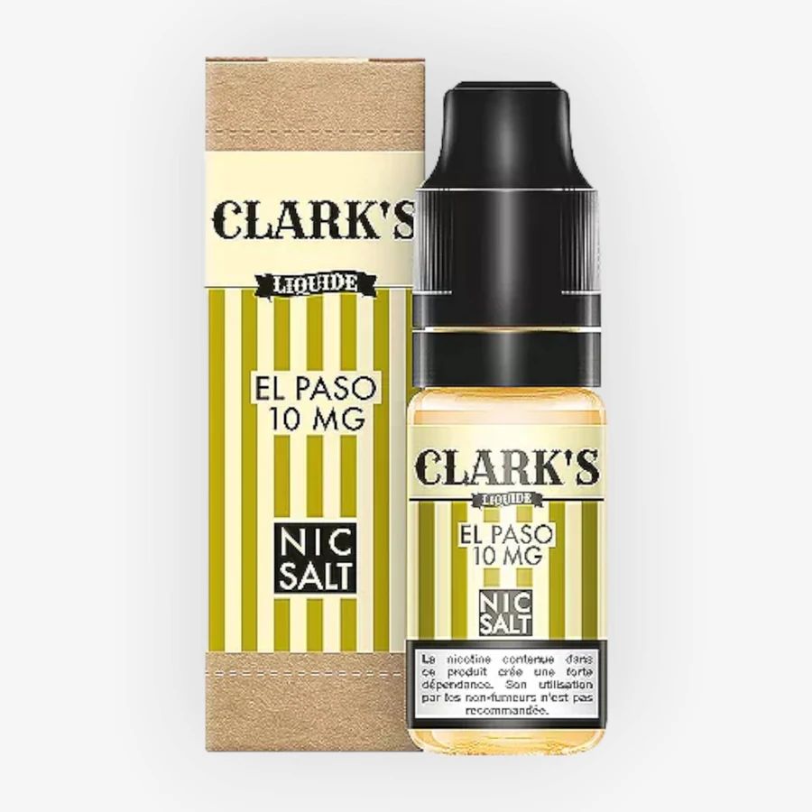 E-liquide El Paso Nic Salt 10 mL - Clark's Liquide