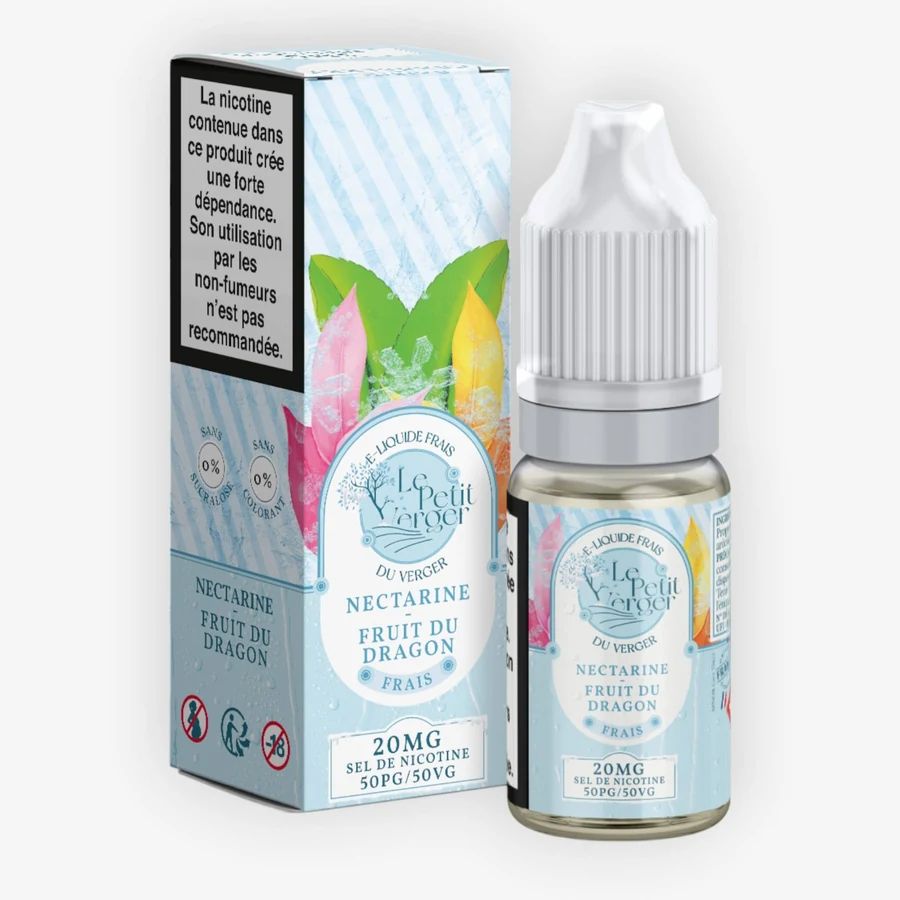 E-liquide Nectarine Fruit Du Dragon Frais Nic Salt 10 mL - Le Petit Verger Savourea — Savourea - Le Petit Verger