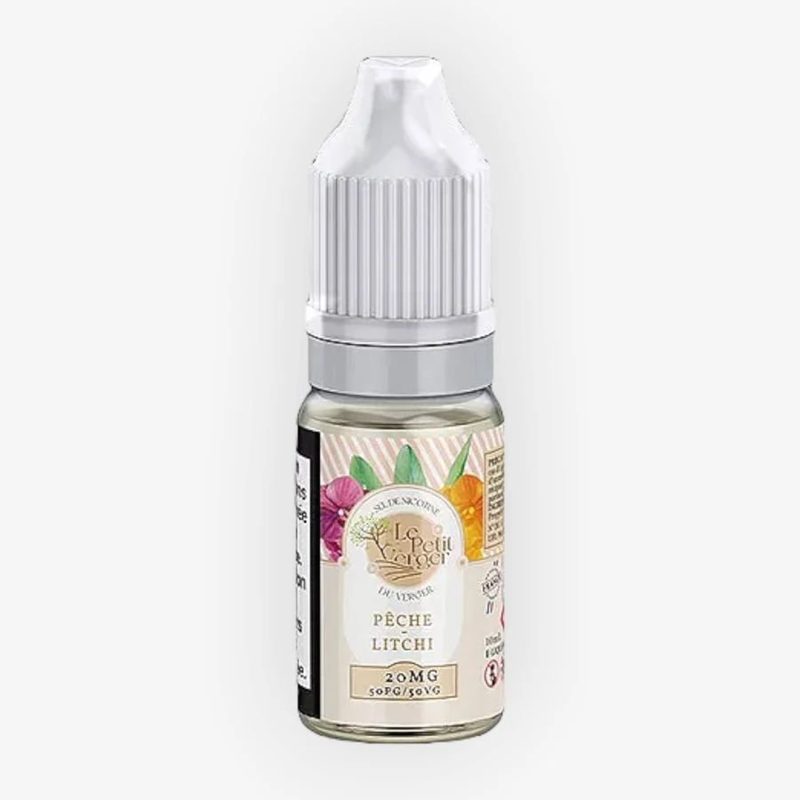 E-liquide Pêche Litchi Nic Salt 10 mL - Le Petit Verger Savourea — Savourea - Le Petit Verger