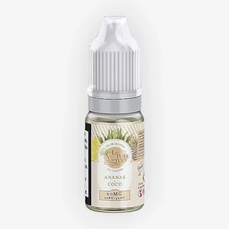 E-liquide Ananas Coco Nic Salt 10 mL - Le Petit Verger Savourea