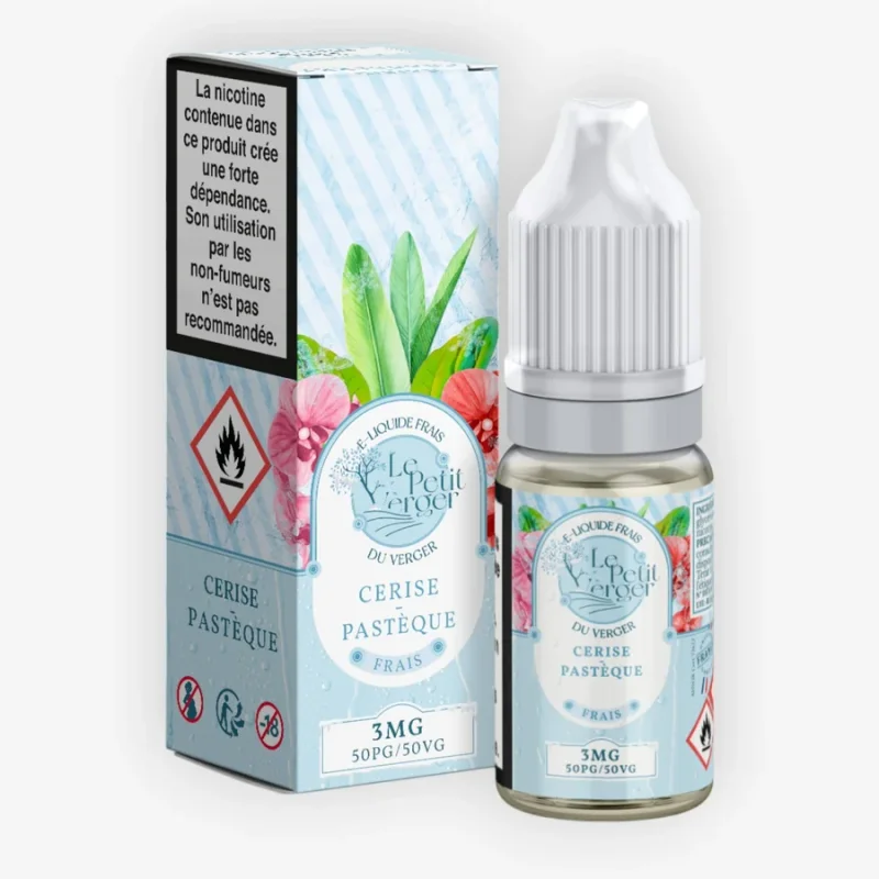 E-liquide Cerise Pastèque Frais Nic Salt 10 mL - Le Petit Verger Savourea