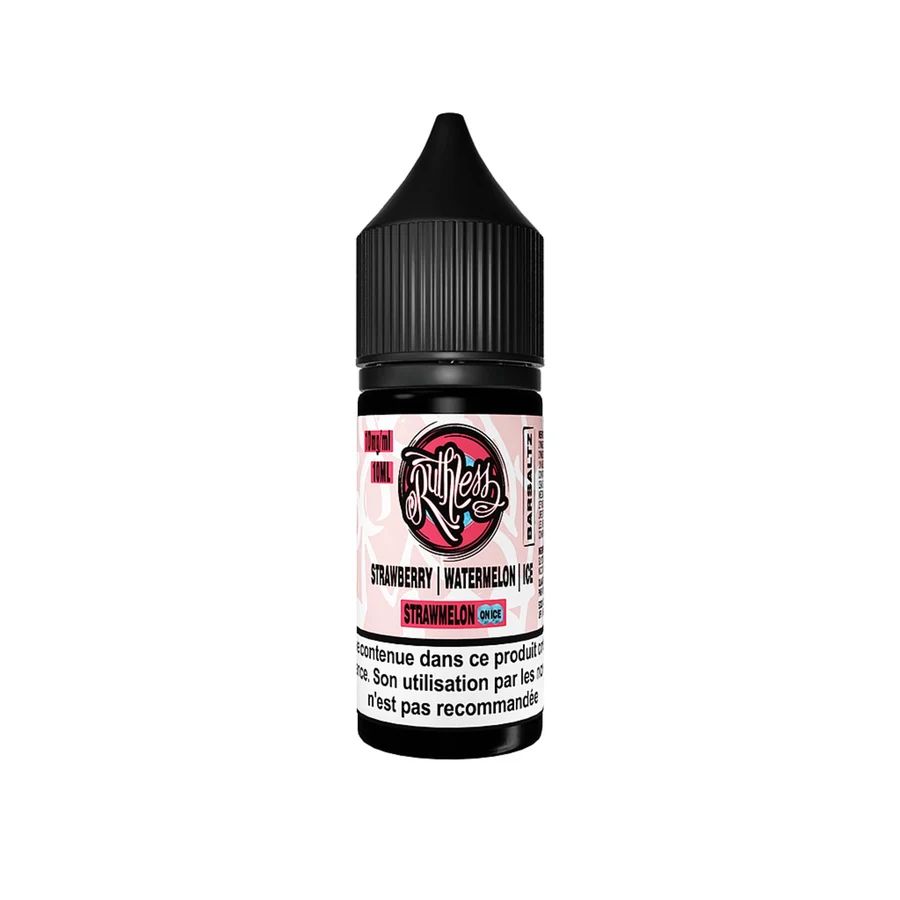 E-liquide Strawmelon On Ice Nic Salt 10 mL - BarSaltz Ruthless