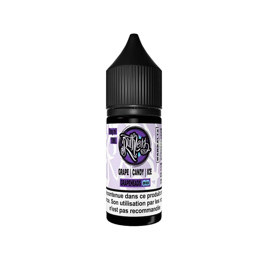 E-liquide Grapeheads On Ice Nic Salt 10 mL - BarSaltz Ruthless