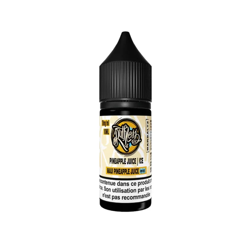 E-liquide Maui Pineapple Juice On Ice Nic Salt 10 mL - BarSaltz Ruthless