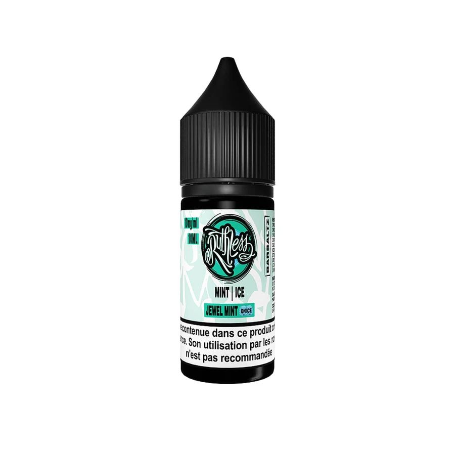 E-liquide Jewel Mint On Ice Nic Salt 10 mL - BarSaltz Ruthless