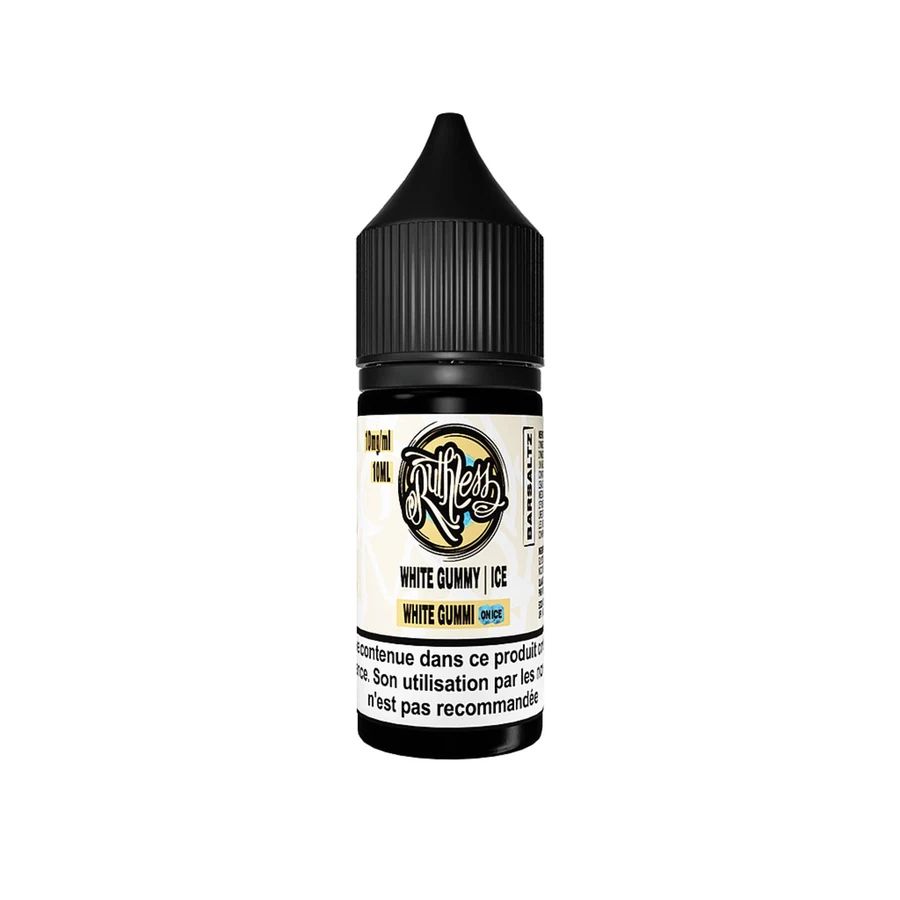 E-liquide White Gummi On Ice Nic Salt 10 mL - BarSaltz Ruthless
