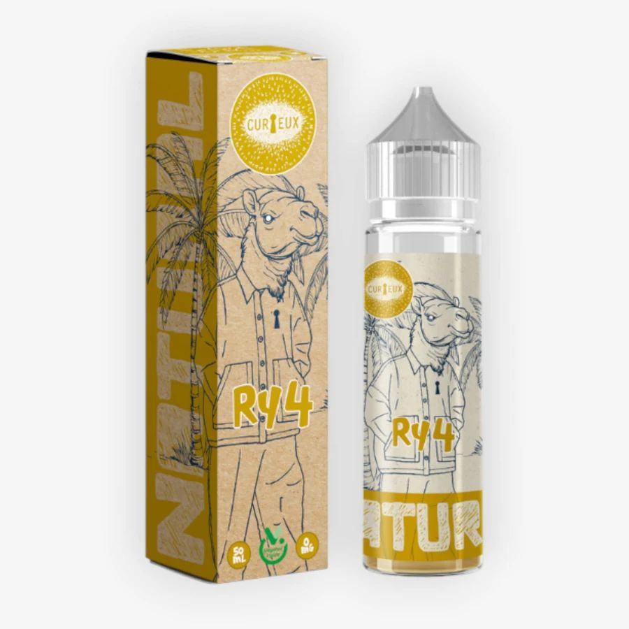 E-liquide RY4 50 mL - Natural Curieux — Curieux - Edition Natural