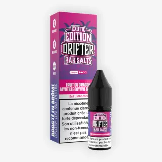 E-liquide Fruit du Dragon Myrtille Goyave Glacés 10 mL - Exotic Edition Bar Salts Drifter