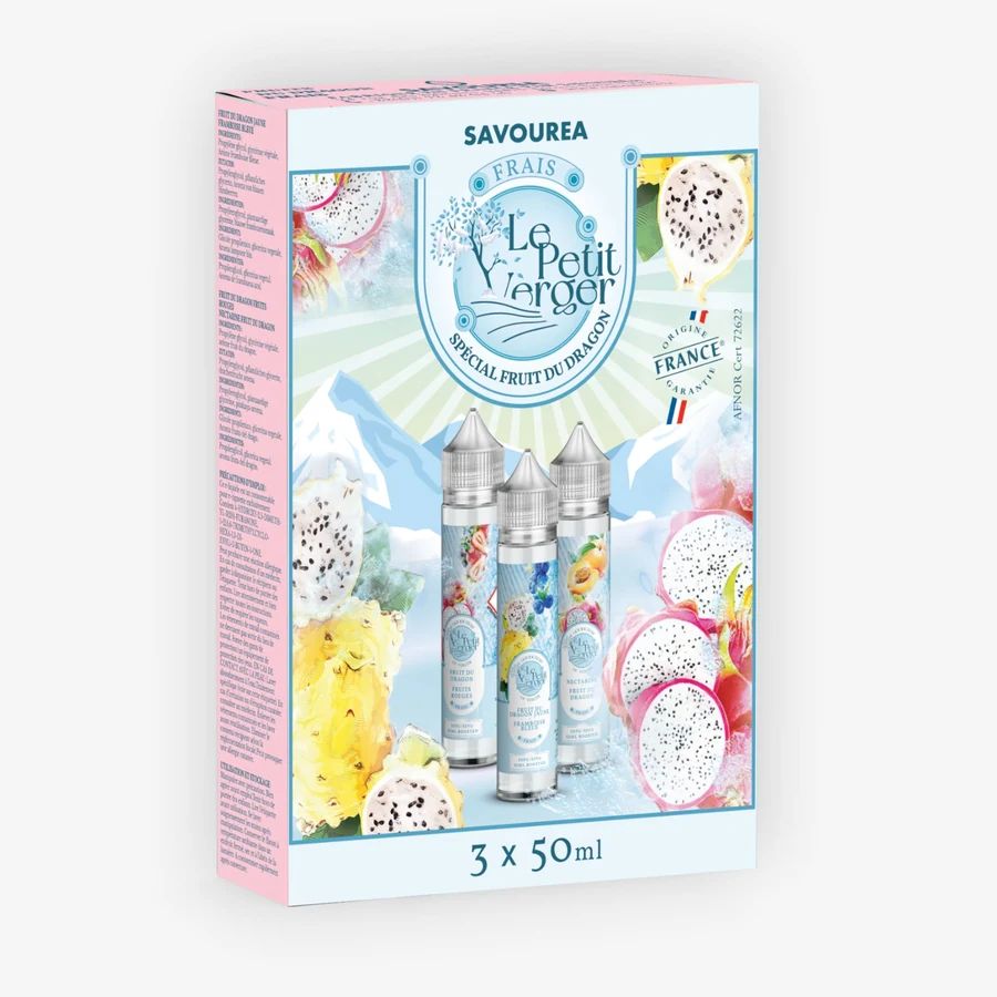 E-liquide Pack Spécial Fruit Du Dragon Frais 3x50 mL - Le Petit Verger