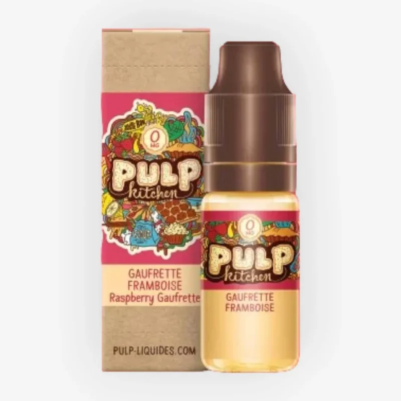 E-liquide Gaufrette Framboise 10 mL - Pulp Kitchen