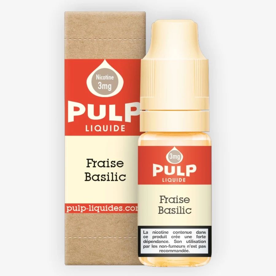 E-liquide Fraise Basilic 10 mL - Pulp