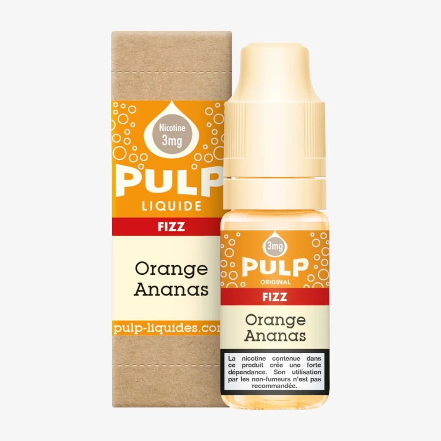 E-liquide Orange Ananas Fizz 10 mL - Pulp