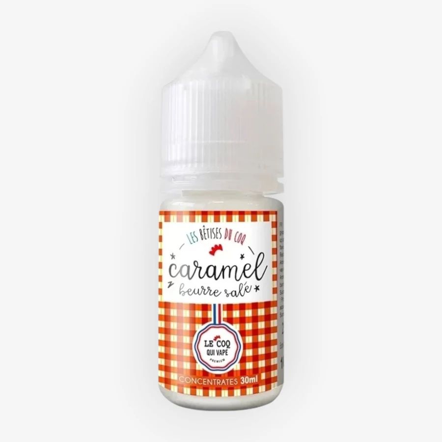 Concentré Caramel Beurre Salé 30 mL - Le Coq Qui Vape