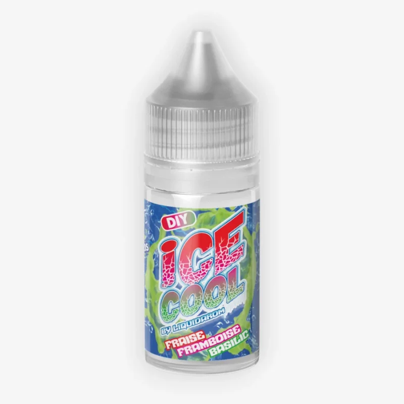 Concentré Fraise Framboise Basilic 30 mL - Ice Cool Liquidarom