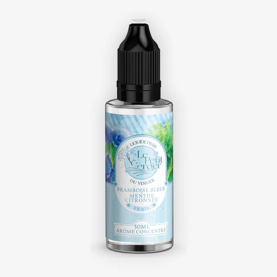 Concentré Framboise Bleue Menthe Citronnée Frais 30 mL - Le Petit Verger