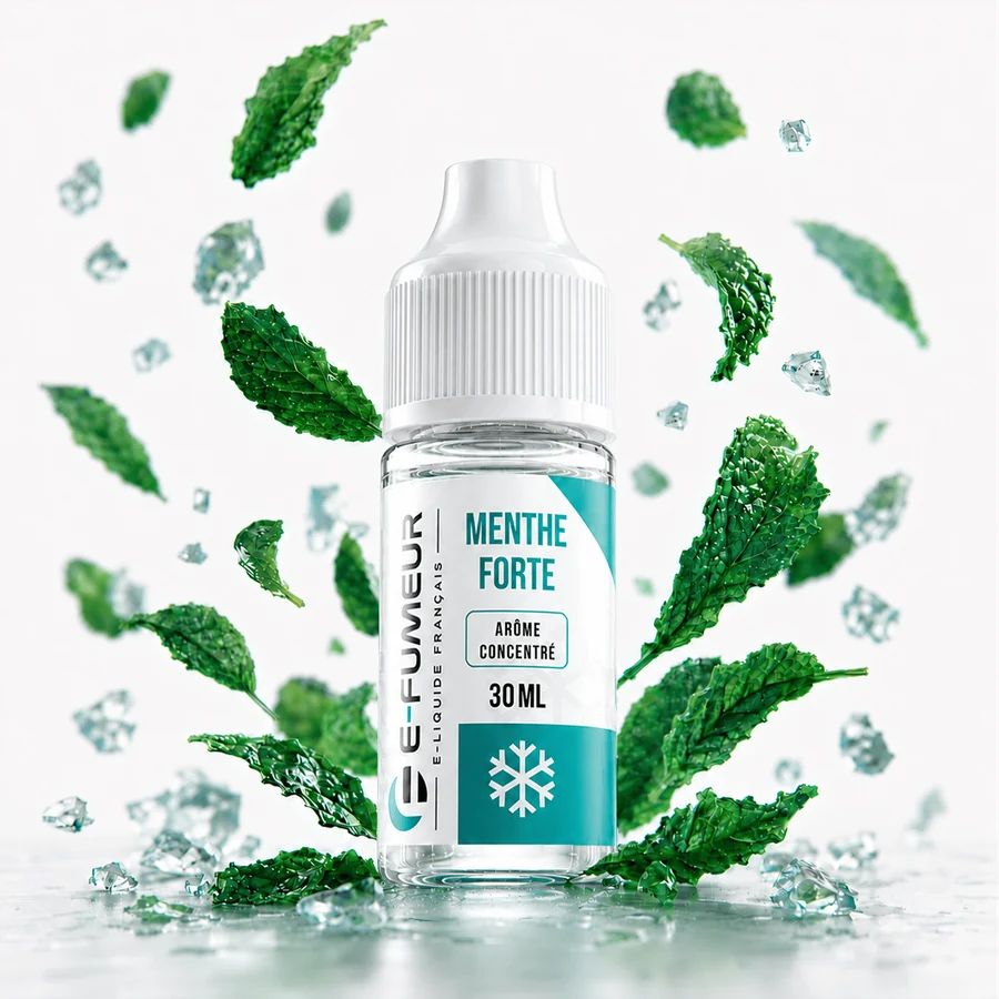 Concentré Menthe Forte 30 mL - Essentiels (E-Fumeur)