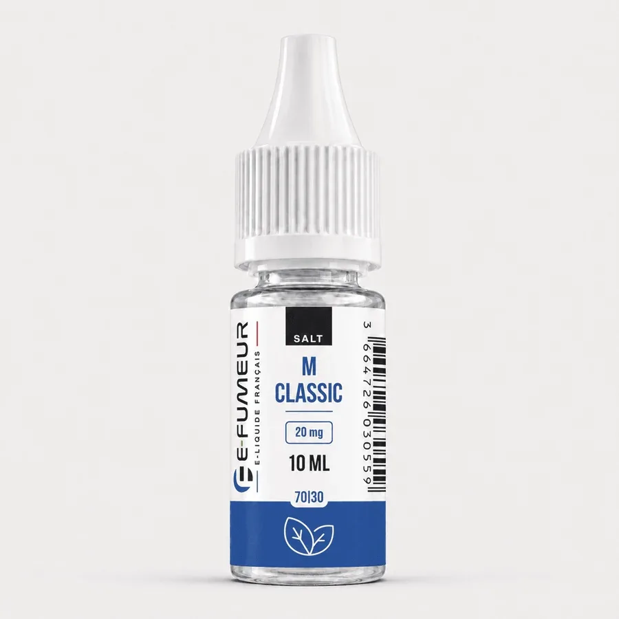 E-liquide M Classic 10 mL aux sels de nicotine - Essentiels (E-Fumeur)