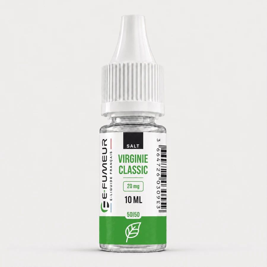 E-liquide Virginie Classic 10 mL aux sels de nicotine - Essentiels (E-Fumeur)