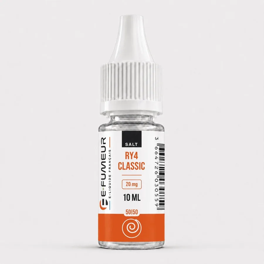 E-liquide RY4 Classic 10 mL aux sels de nicotine - Essentiels (E-Fumeur)
