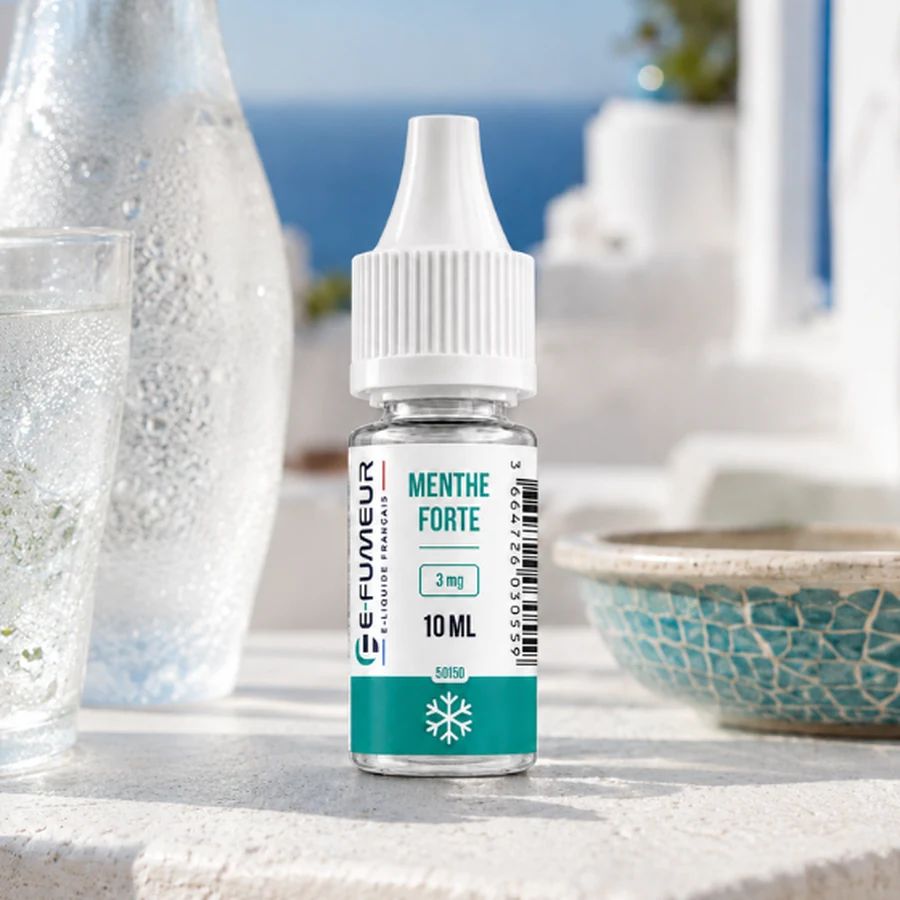 E-liquide Menthe Forte 10 mL - Essentiels (E-Fumeur) — E-Fumeur - Essentiels