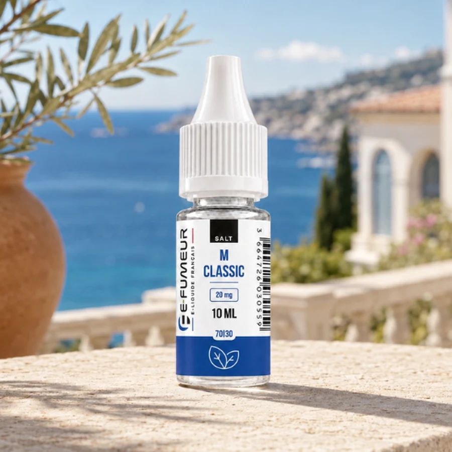 E-liquide M Classic 10 mL aux sels de nicotine - Essentiels (E-Fumeur) — E-Fumeur - Essentiels