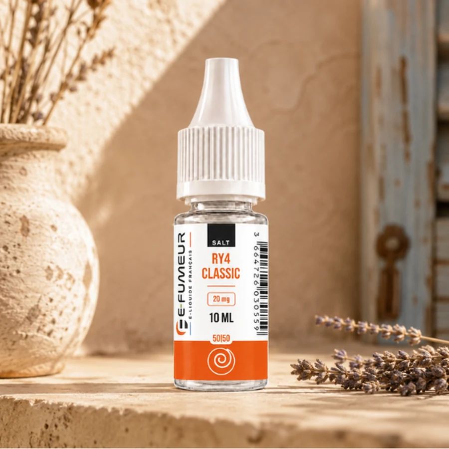 E-liquide RY4 Classic 10 mL aux sels de nicotine - Essentiels (E-Fumeur) — E-Fumeur - Essentiels