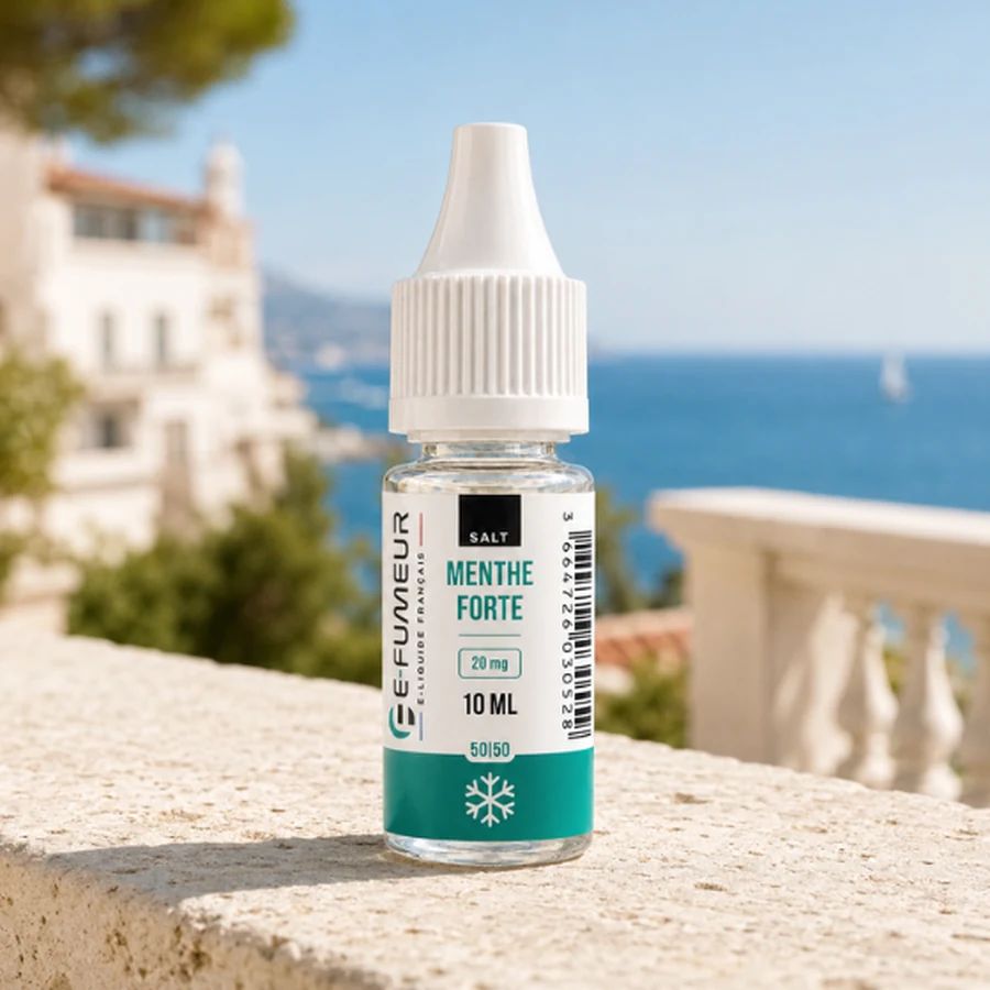 E-liquide Menthe Forte 10 mL aux sels de nicotine - Essentiels (E-Fumeur) — E-Fumeur - Essentiels