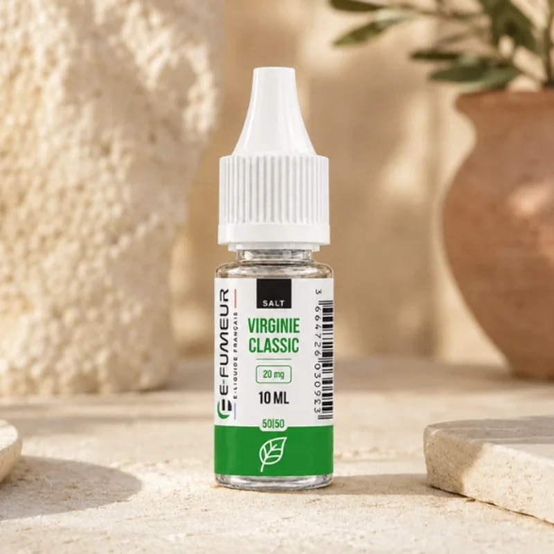 E-liquide Virginie Classic 10 mL aux sels de nicotine - Essentiels (E-Fumeur)
